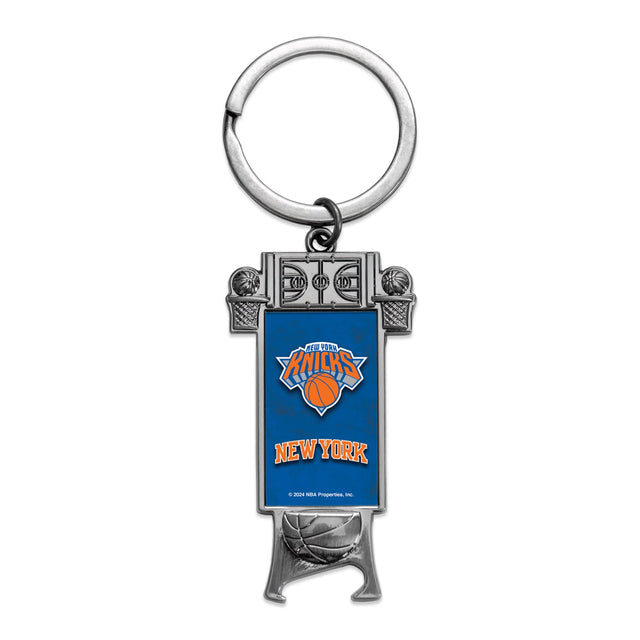 Llavero con abrebotellas esculpido de los New York Knicks