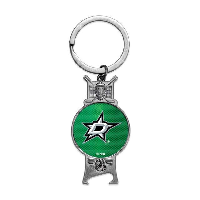 Dallas Stars Sculpted Bottle Opener Keychain