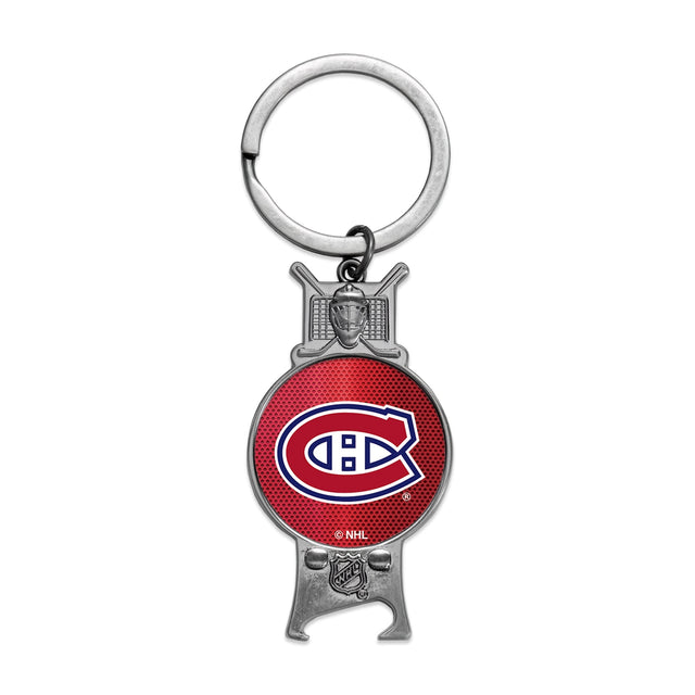 Llavero abridor de botellas esculpido de los Montreal Canadiens