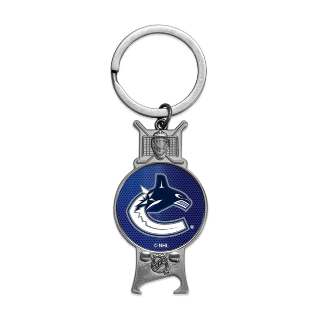 Vancouver Canucks Sculpted Bottle Opener Keychain