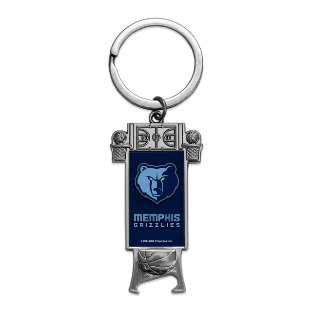 Memphis Grizzlies Sculpted Bottle Opener Keychain