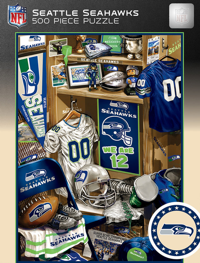 Seattle Seahawks Puzzle 500 Piece Locker Room