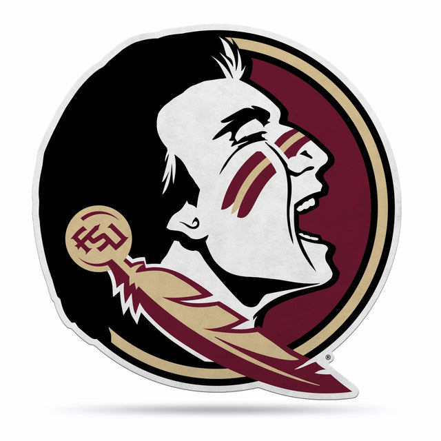 Diseño de logotipo recortado con forma de banderín de los Florida State Seminoles