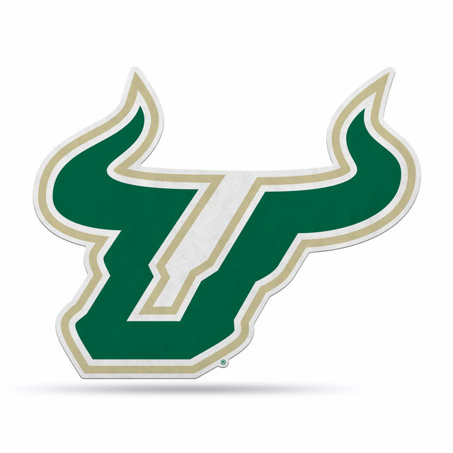 South Florida Bulls Pennant Shape Cut Logo Design