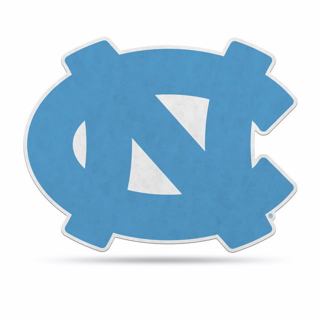 Diseño de logotipo recortado con forma de banderín de los Tar Heels de Carolina del Norte