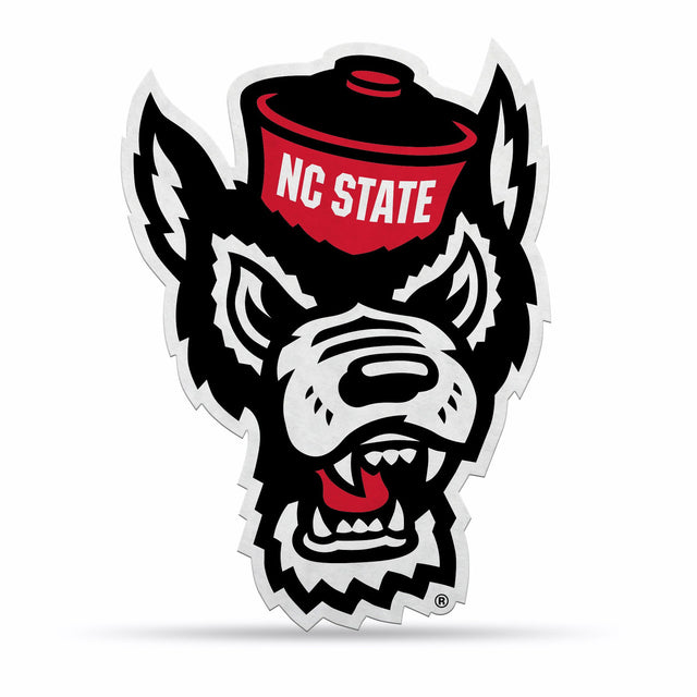 North Carolina State Wolfpack Pennant Shape Cut Logo Design