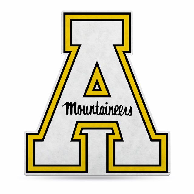 Diseño de logotipo recortado con forma de banderín de Appalachian State Mountaineers