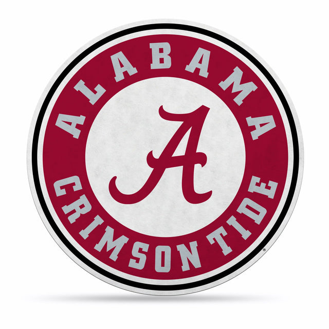 Diseño de logotipo recortado con forma de banderín de Alabama Crimson Tide