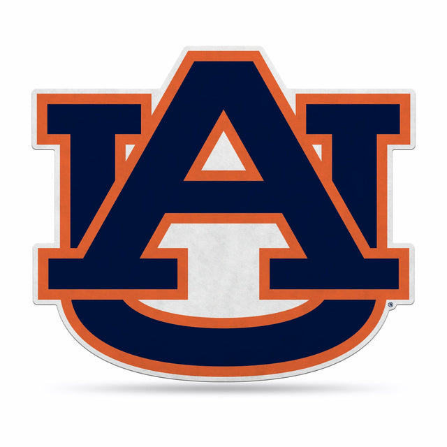 Diseño de logotipo recortado con forma de banderín de los Auburn Tigers