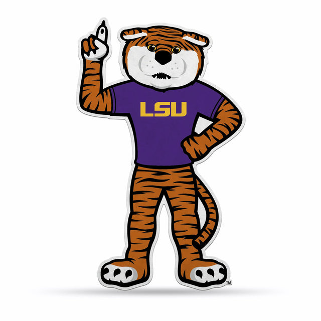 Diseño de mascota con forma de banderín de los Tigres de LSU