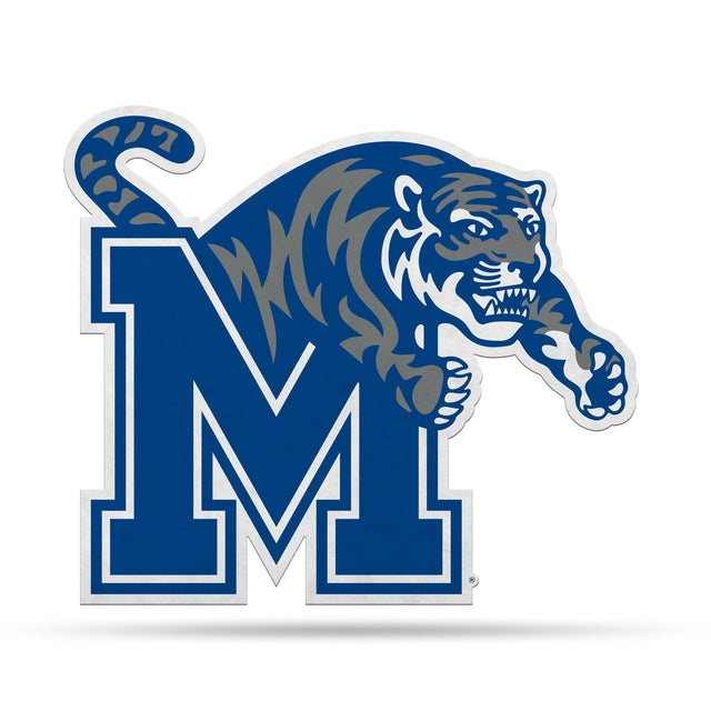 Diseño de logotipo recortado con forma de banderín de los Memphis Tigers