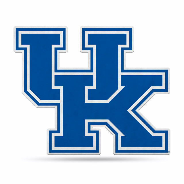 Diseño de logotipo recortado con forma de banderín de Kentucky Wildcats