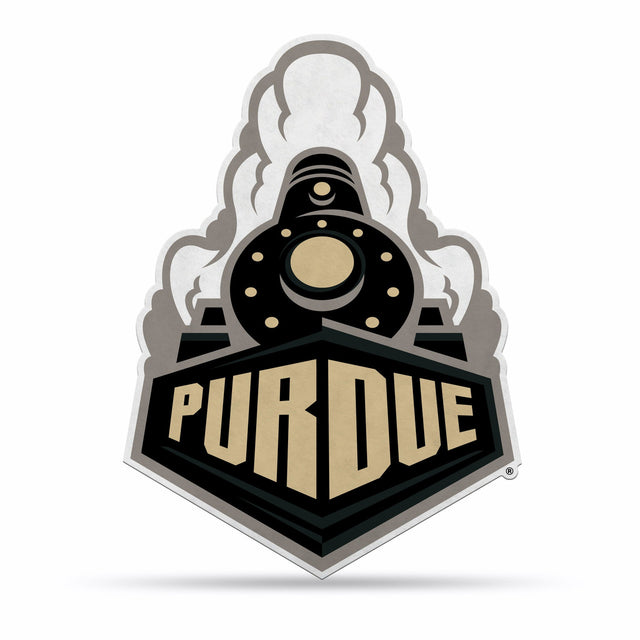 Diseño de logotipo recortado con forma de banderín de Purdue Boilermakers