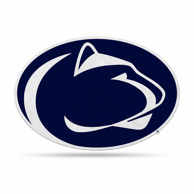 Diseño de logotipo recortado con forma de banderín de los Penn State Nittany Lions