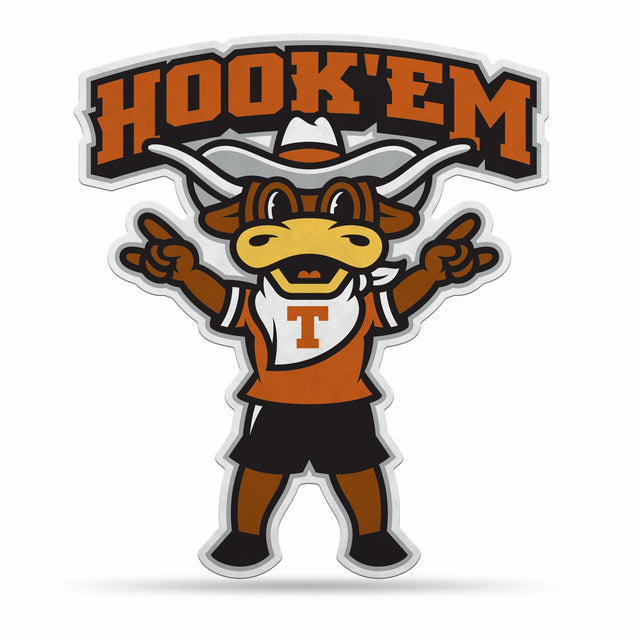 Texas Longhorns Pennant Shape Cut Mascot Design