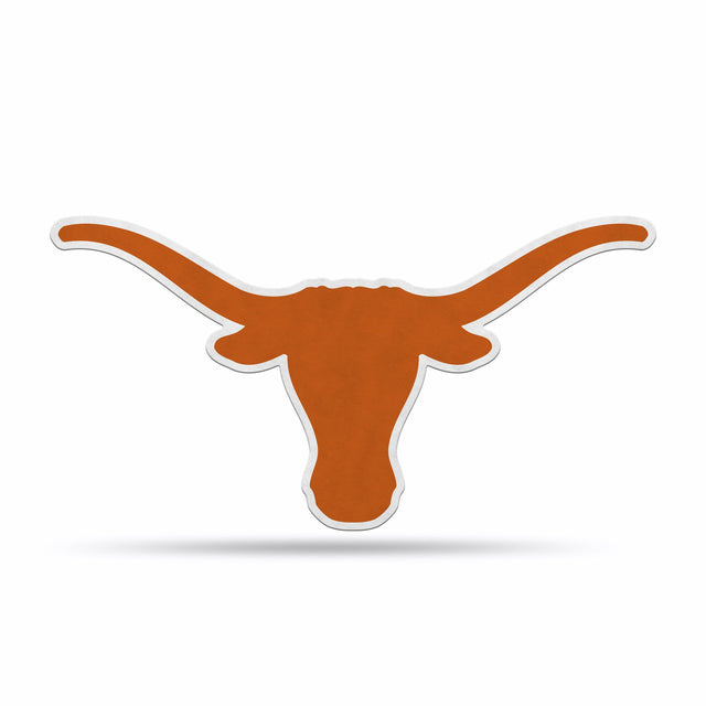 Diseño de logotipo recortado con forma de banderín de Texas Longhorns