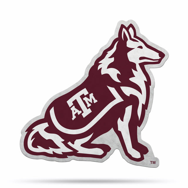 Diseño de mascota con forma de banderín de los Texas A&amp;M Aggies