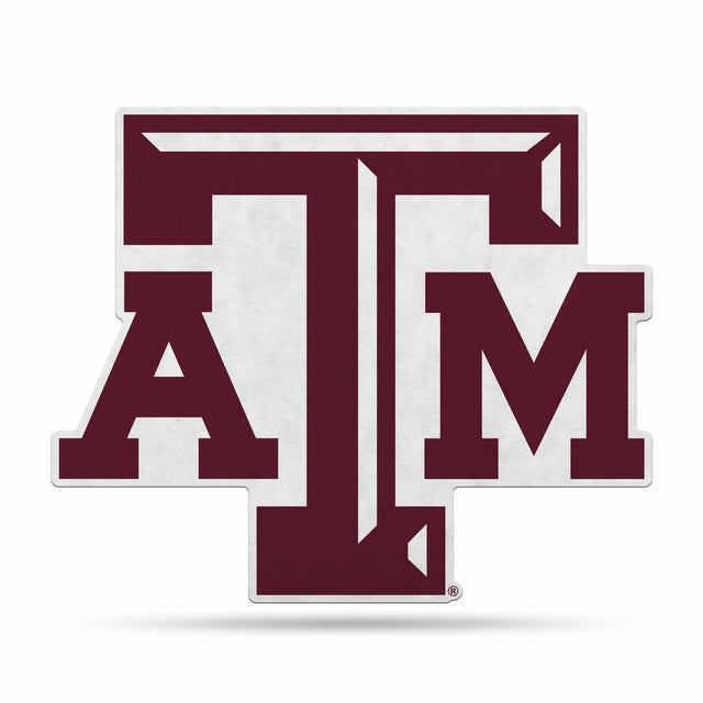 德克萨斯 A&amp;M Aggies 队旗形状切割标志设计