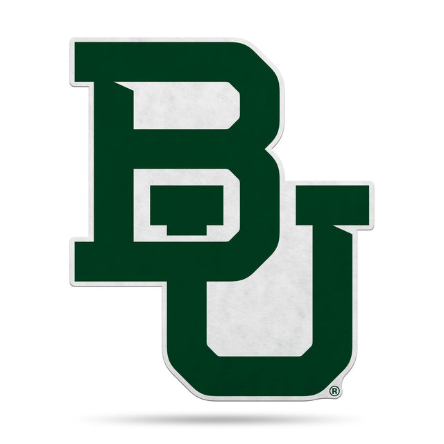 Diseño de logotipo recortado con forma de banderín de los Baylor Bears