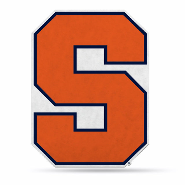 Diseño de logotipo recortado con forma de banderín de Syracuse Orange