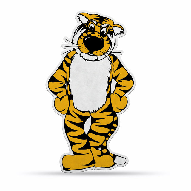 Diseño de mascota recortado con forma de banderín de los Missouri Tigers