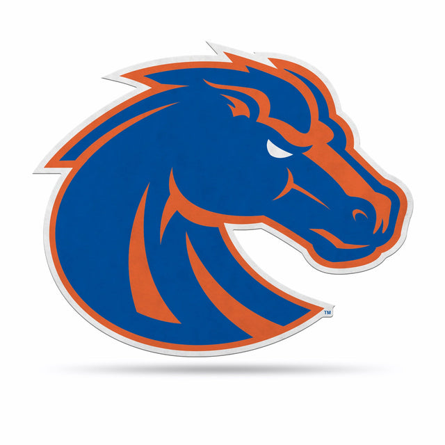 Diseño de logotipo con forma de banderín de los Boise State Broncos