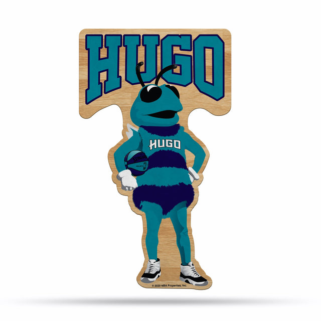 Charlotte Hornets Pennant Shape Cut Mascot Design