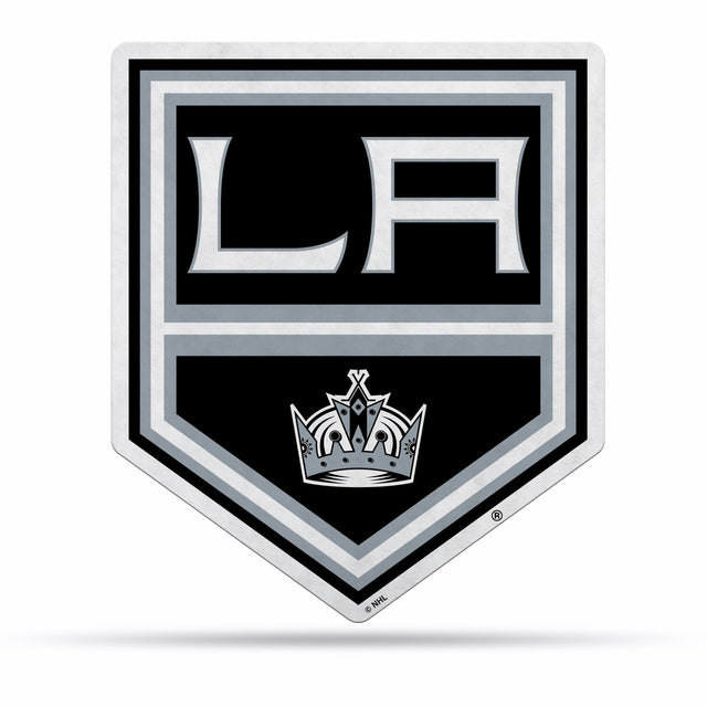 Diseño de logotipo recortado con forma de banderín de Los Angeles Kings