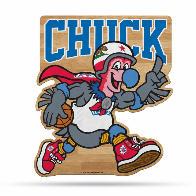 Los Angeles Clippers Pennant Shape Cut Mascot Design