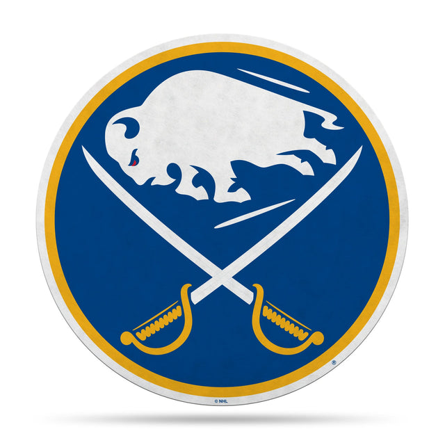 Diseño de logotipo recortado con forma de banderín de Buffalo Sabres