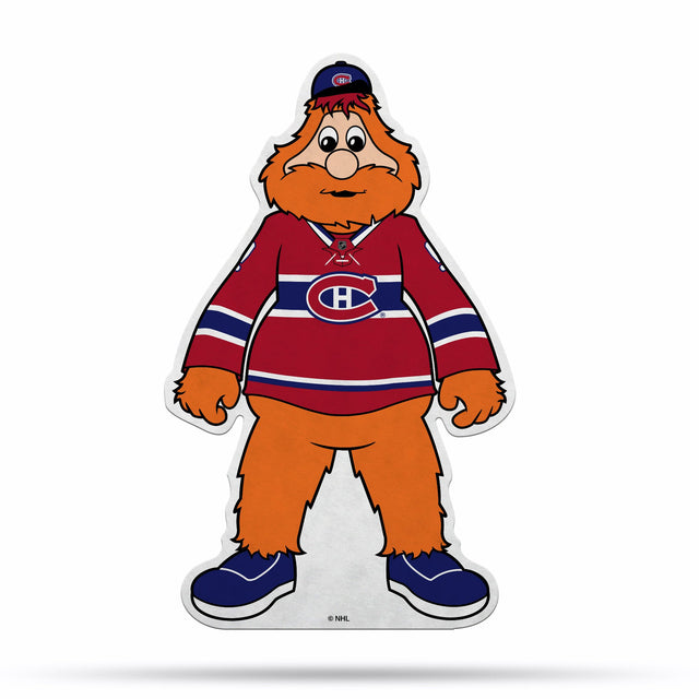 Diseño de mascota recortado con forma de banderín de los Montreal Canadiens