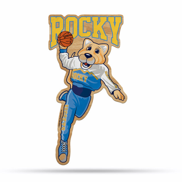 Diseño de mascota recortado con forma de banderín de los Denver Nuggets