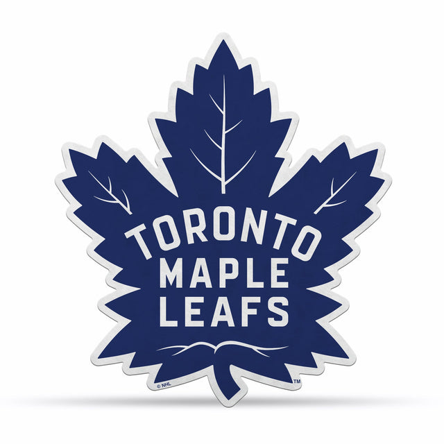 Diseño de logotipo recortado con forma de banderín de Toronto Maple Leafs