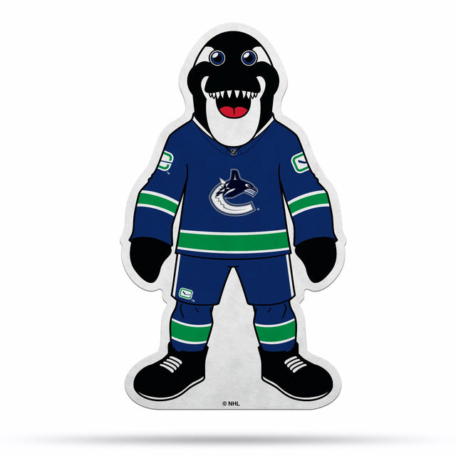 Diseño de mascota recortado con forma de banderín de los Vancouver Canucks