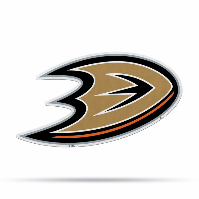 Diseño de logotipo recortado con forma de banderín de los Anaheim Ducks