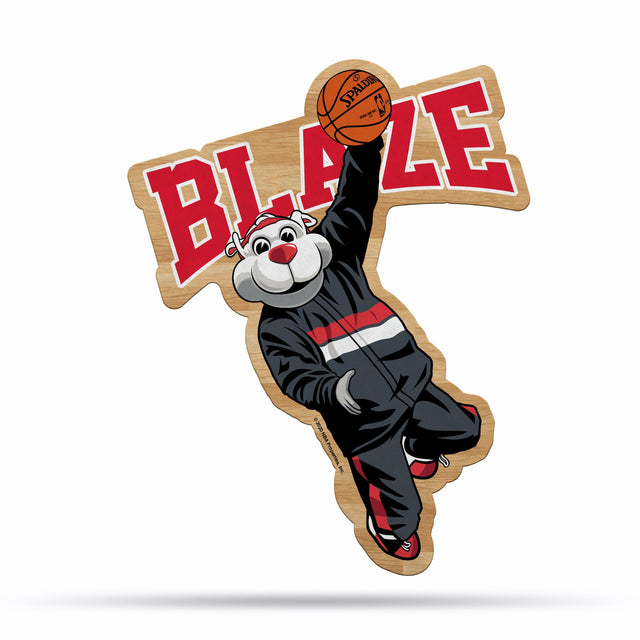 Diseño de mascota con forma de banderín de los Portland Trail Blazers