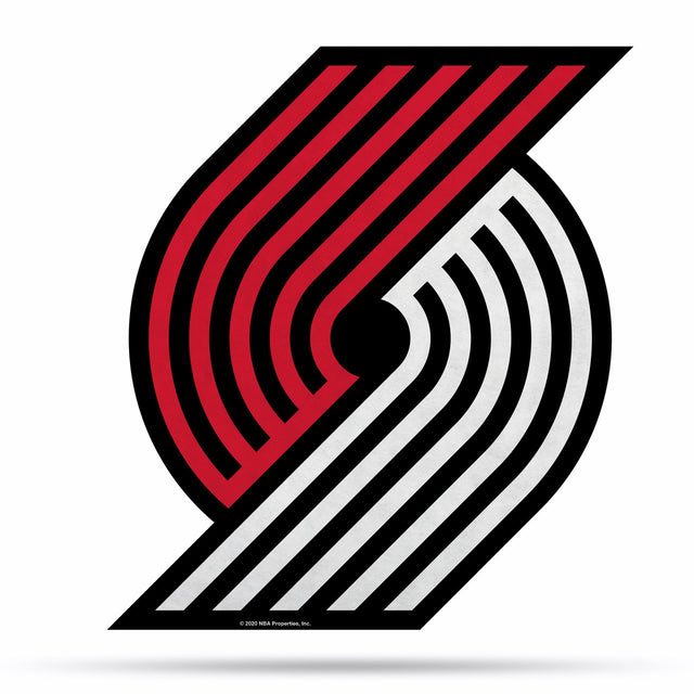 Diseño de logotipo con forma de banderín de los Portland Trail Blazers