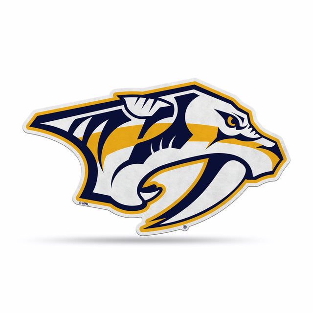 Diseño de logotipo recortado con forma de banderín de los Nashville Predators