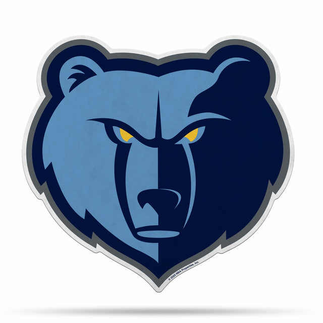 Diseño de logotipo recortado con forma de banderín de los Memphis Grizzlies