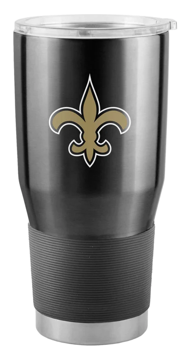 Vaso de viaje de acero inoxidable de 30 oz de los New Orleans Saints