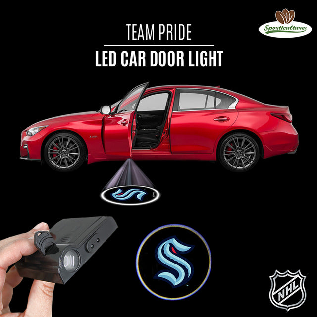 Luz LED para puerta de automóvil Seattle Kraken