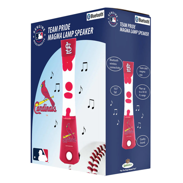 Lámpara de magma de los St. Louis Cardinals: altavoz con Bluetooth