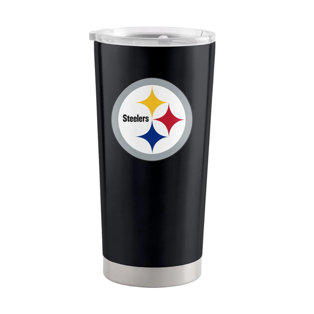 Vaso de viaje de acero inoxidable de 20 oz de los Pittsburgh Steelers