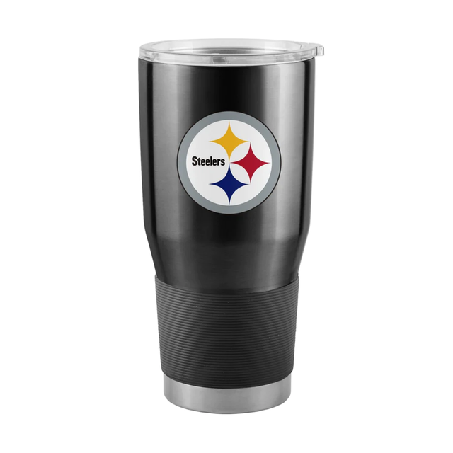 Vaso de viaje de acero inoxidable de 30 oz de los Pittsburgh Steelers