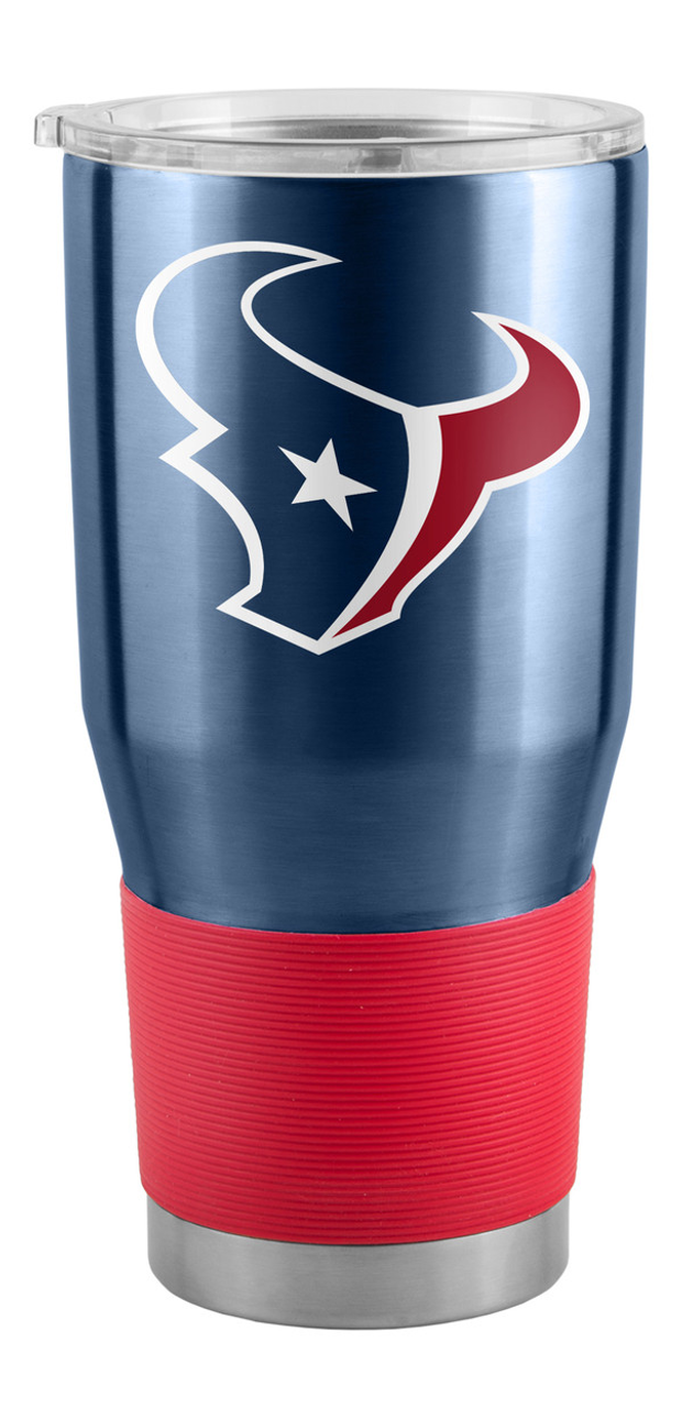 Vaso de viaje de acero inoxidable ultrafino de 30 oz de los Houston Texans