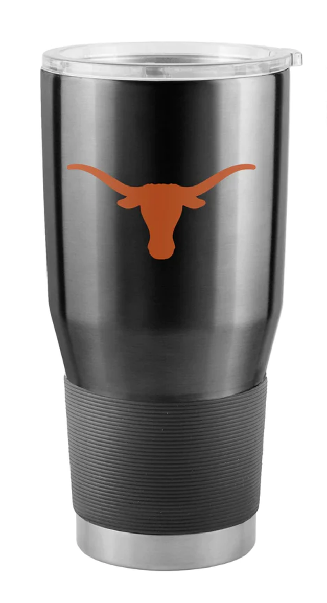 Vaso de viaje Texas Longhorns de 30 oz de acero inoxidable ultrafino