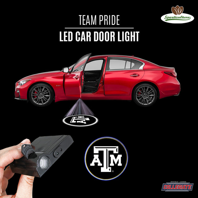 Luz LED para puerta de automóvil de Texas A&amp;M Aggies