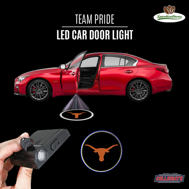 Luz LED para puerta de automóvil de Texas Longhorns