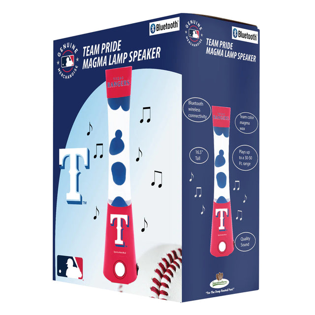 Lámpara de magma de los Texas Rangers: altavoz Bluetooth