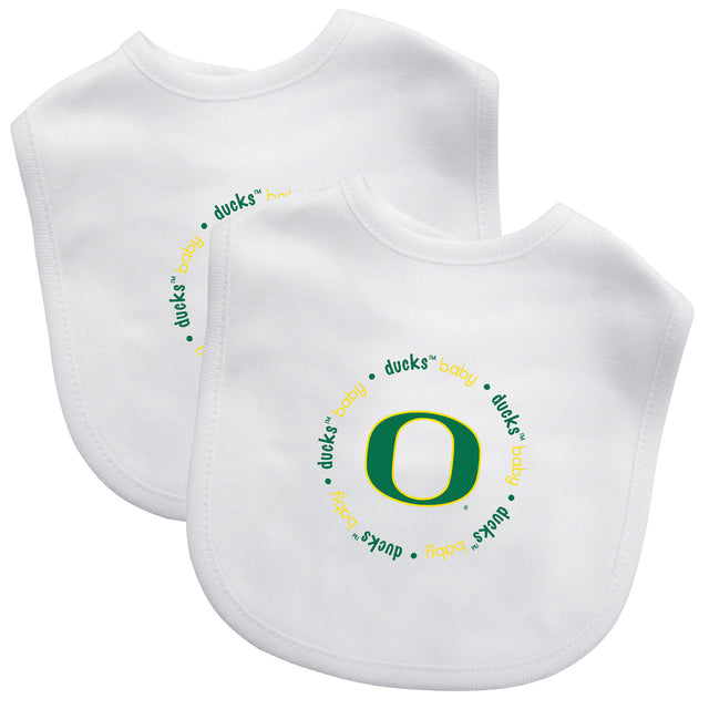 Baberos para bebé de Oregon Ducks, paquete de 2